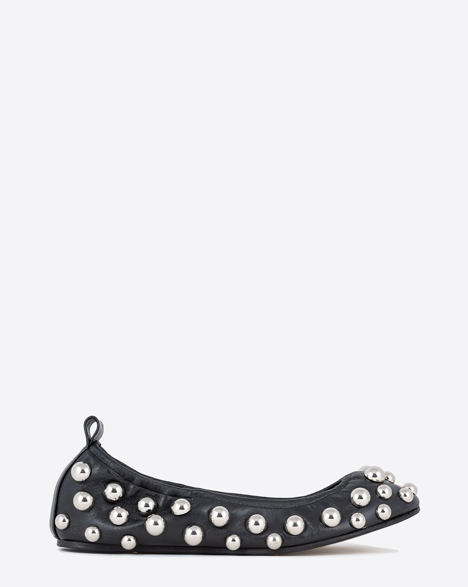 Chaussures ballerine avec clous Belna Isabel Marant noires. 