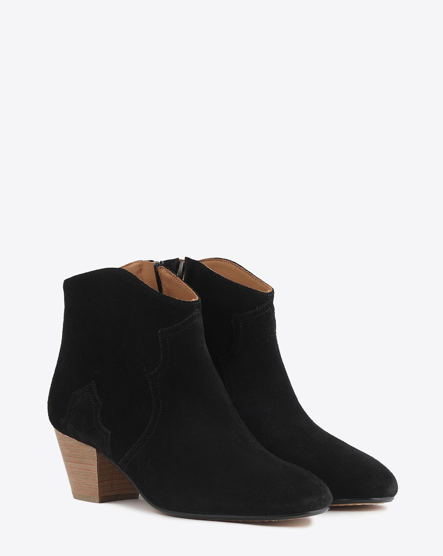 Image du produit Isabel Marant Boots Dicker – Noir Talon Beige - 2