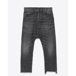 R13 Denim Collection Tailored Drop Jean - Leyton Black