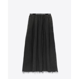 R13 Denim Collection FUUFF Midi Denim Skirt Ellery Black