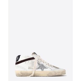 Golden Goose Femme Sneakers Mid Star – White Silver Whine 11389