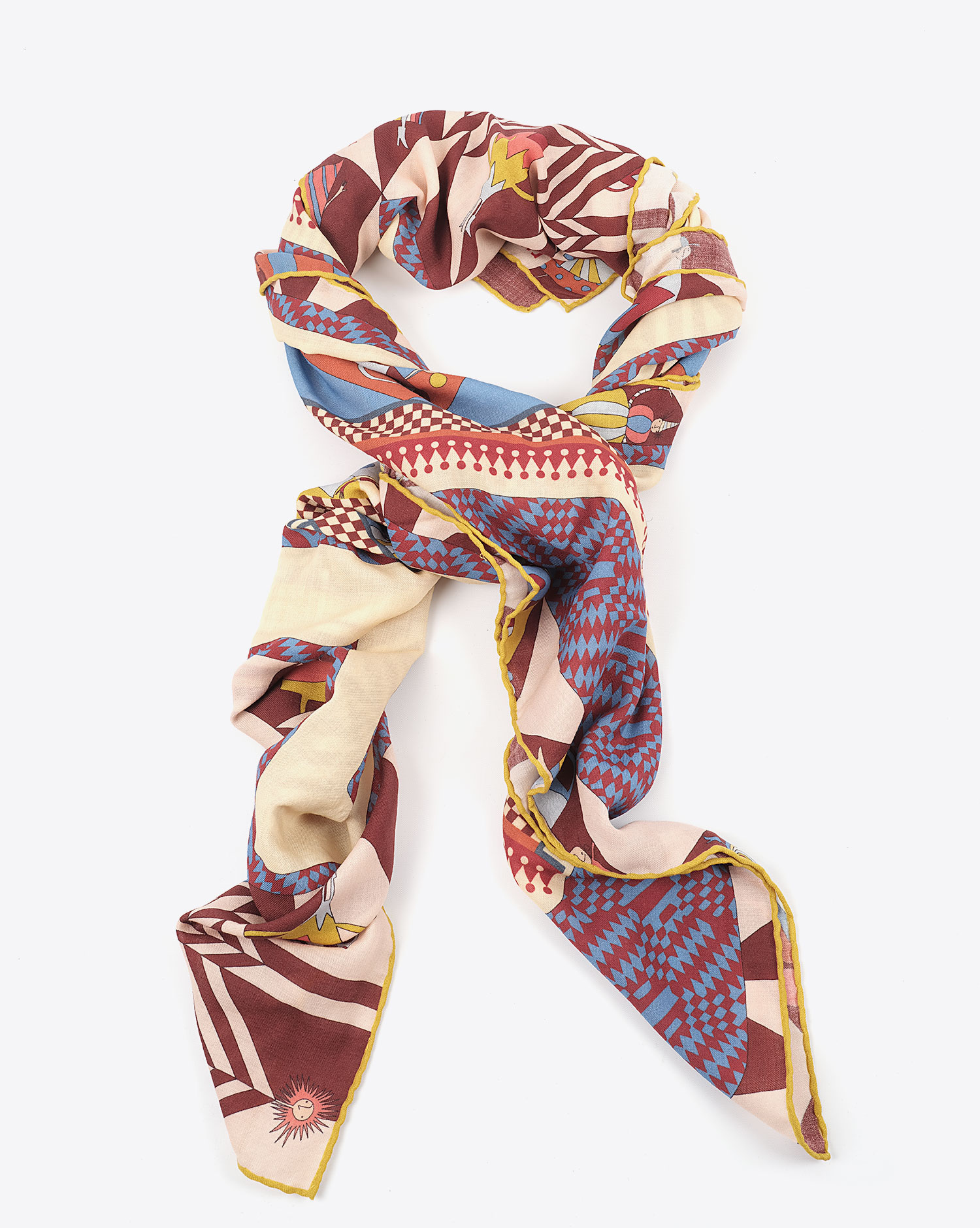 Foulard Odd Ducks Rumi Su 