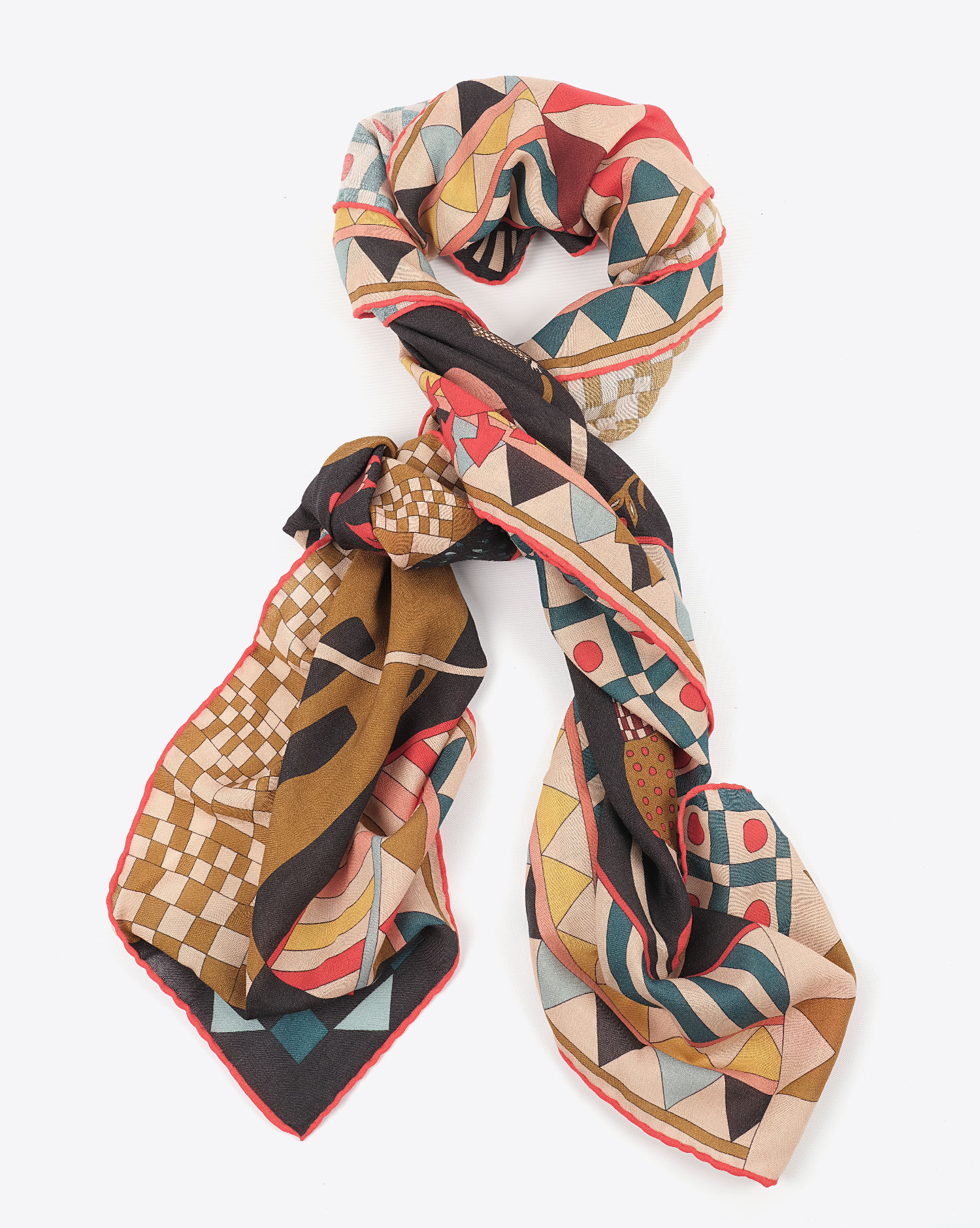 Foulard Rumi Su Tree of heart en laine 