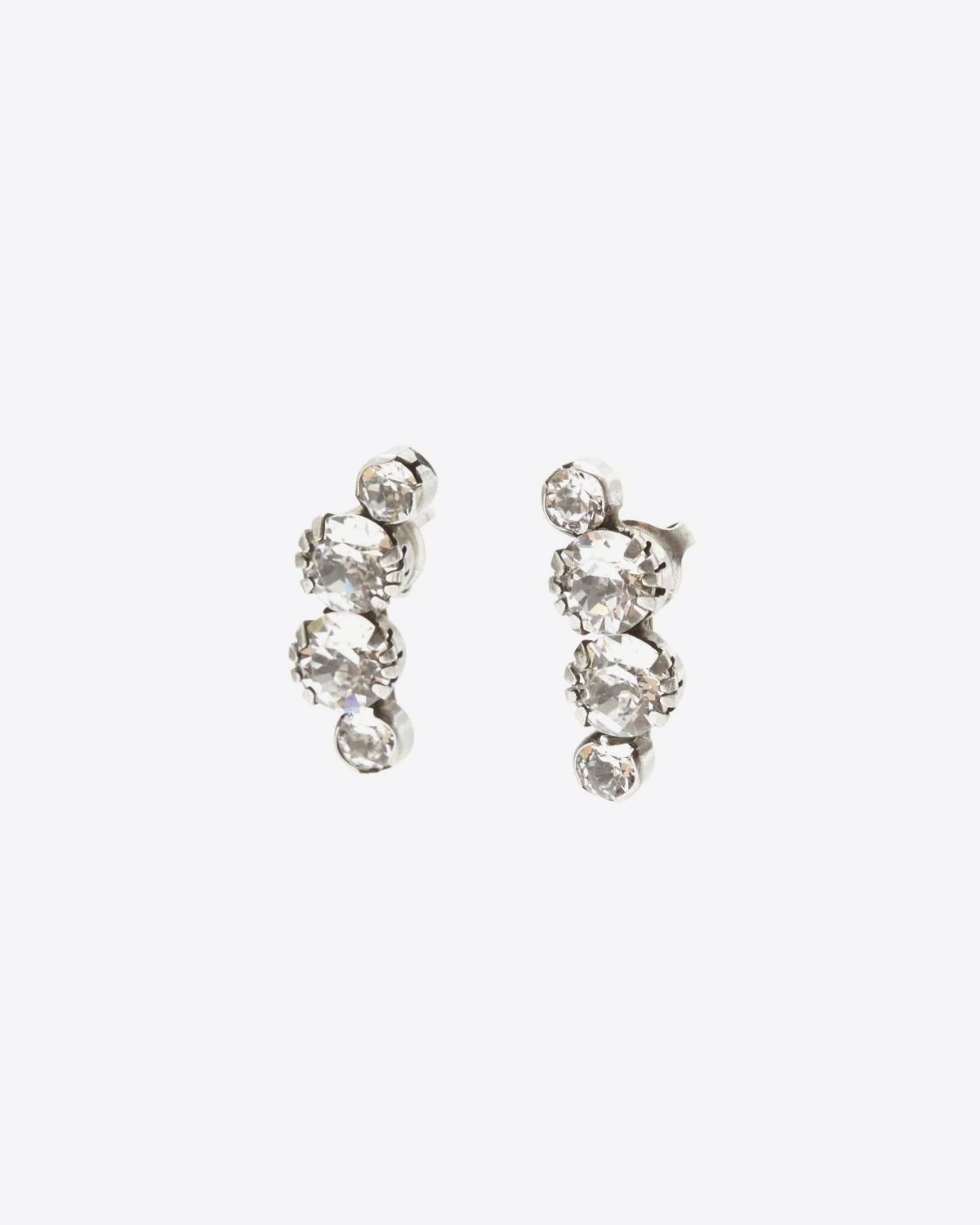 Boucles d'Oreilles A Wild Shore Isabel Marant en Métal Argenté et Strass