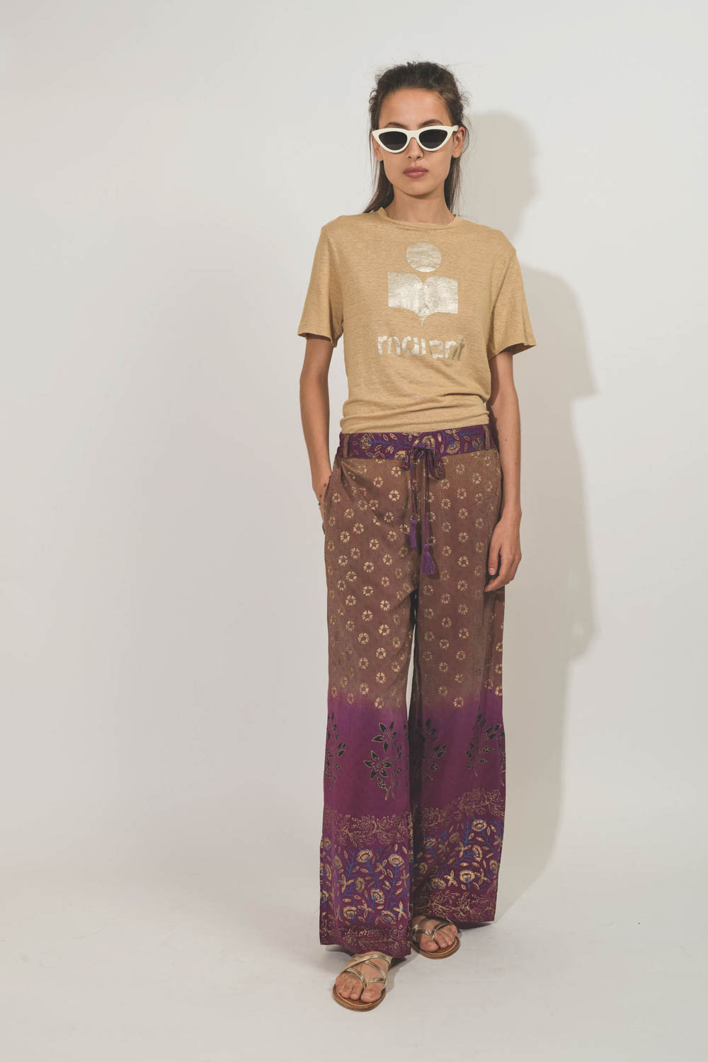 Isabel Marant Etoile Tee-Shirt Zewel Sahara Gold