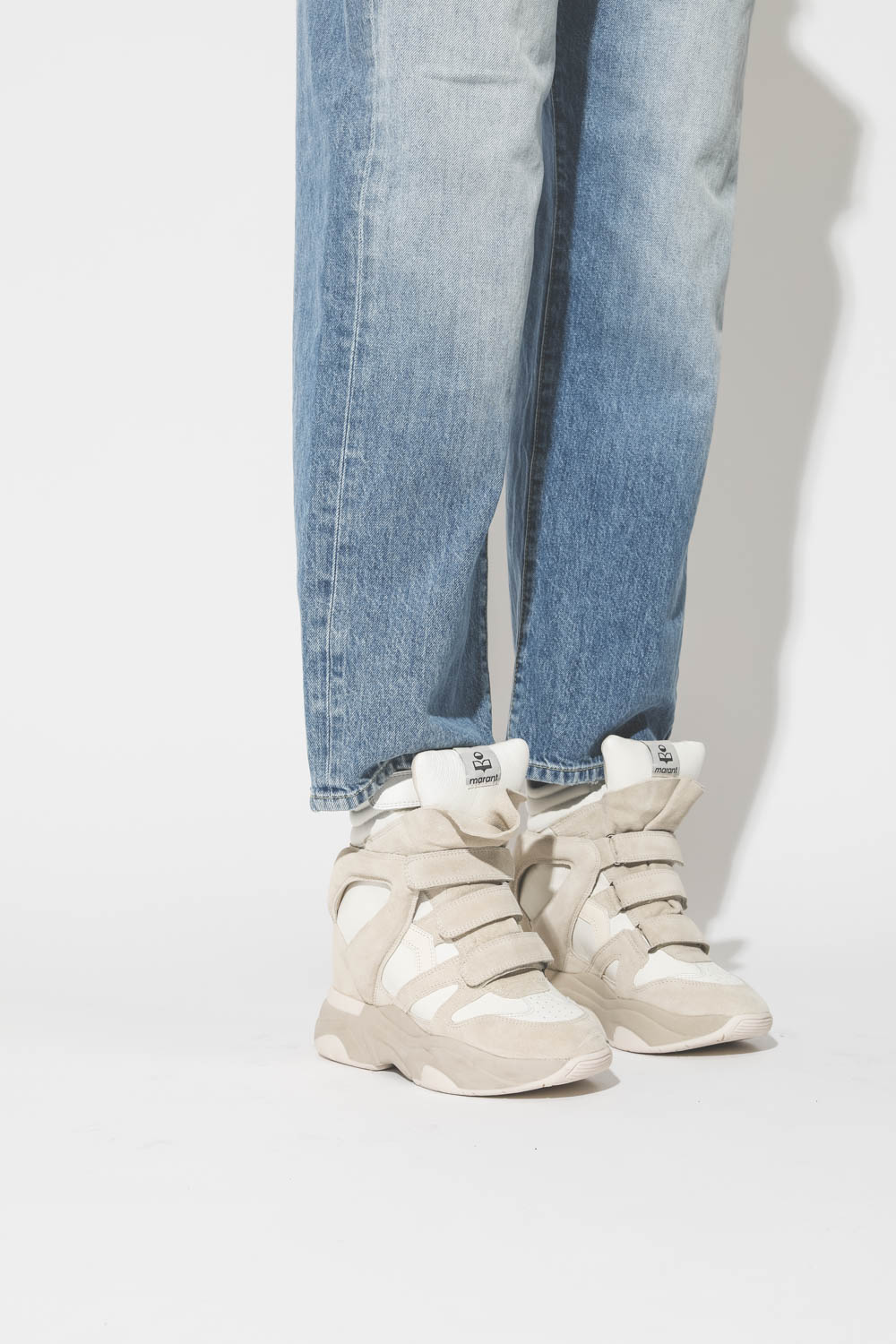 Niet essentieel Fascineren buitenaards wezen Isabel Marant Chaussures Sneakers Balskee – White
