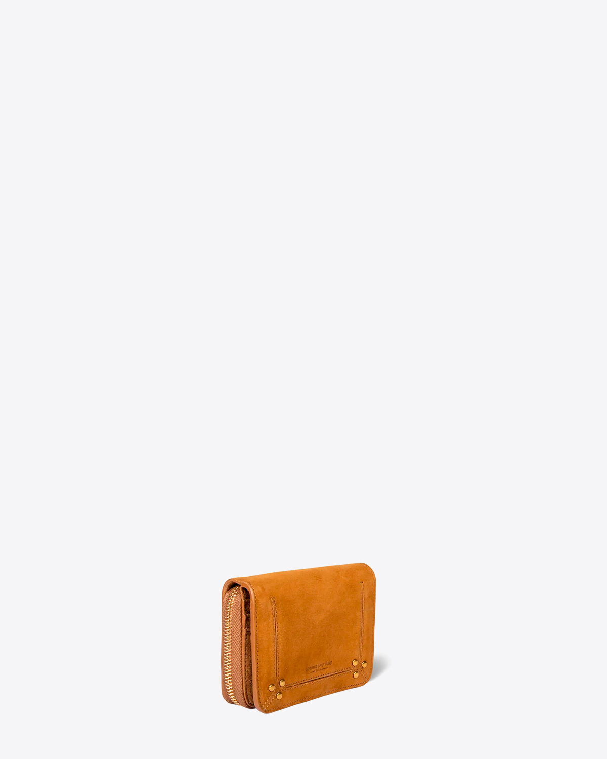 Jerome Dreyfuss Portefeuille Andre Cuir Suede Tabac