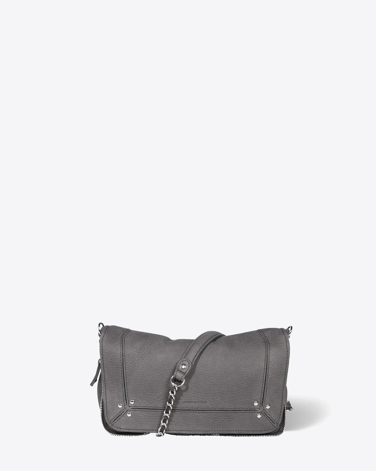 Jérôme Dreyfuss Sac Bobi S Cuir Anthracite