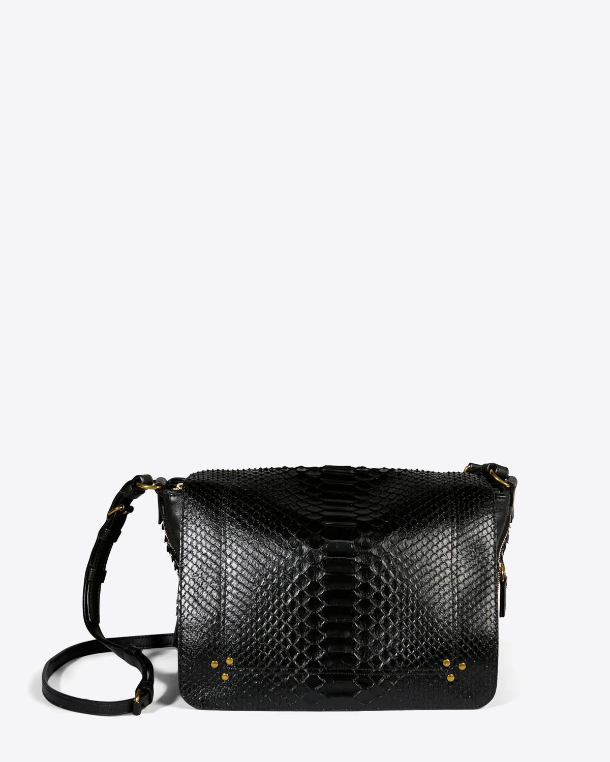 Sac Igor Jérôme Dreyfuss  Cuir Python Noir