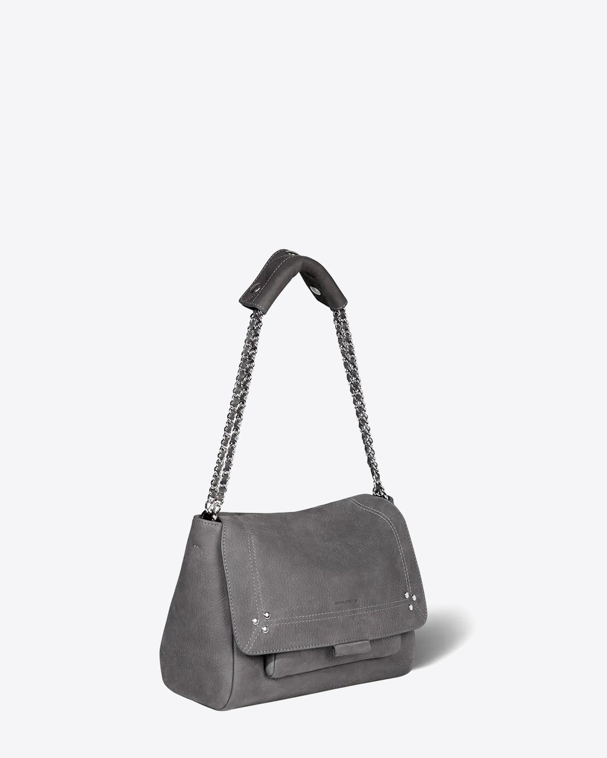 Jérôme Dreyfuss Sac Lulu M Cuir Anthracite