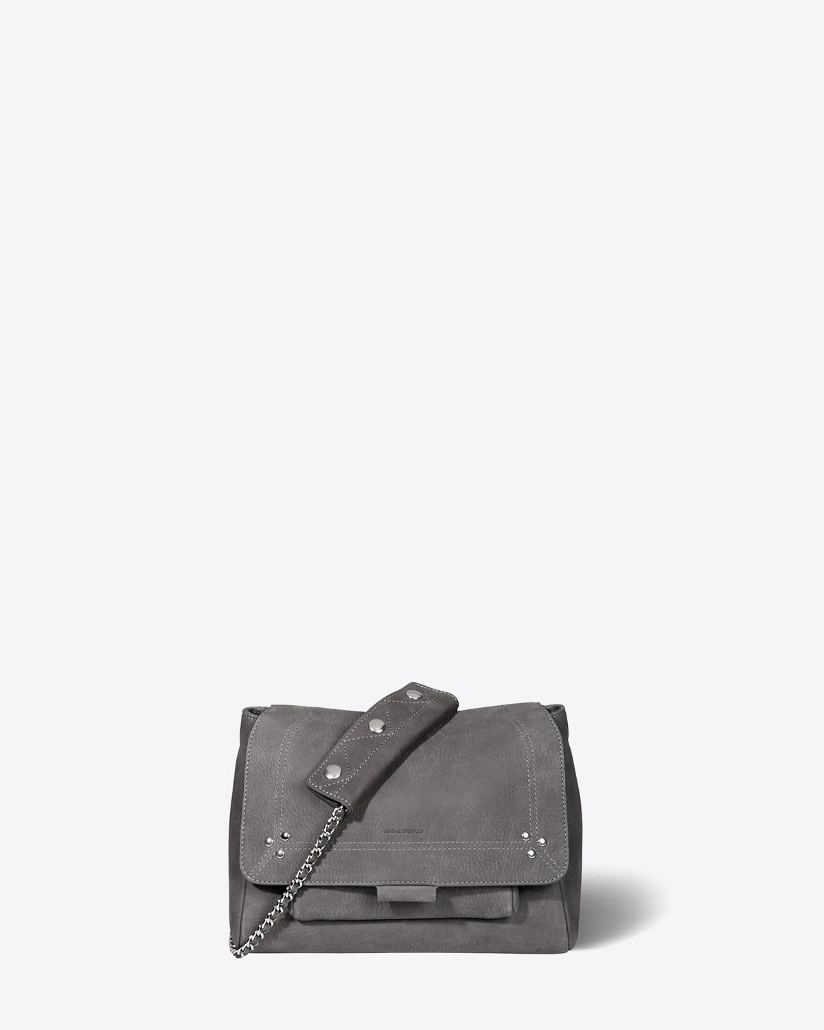 Jérôme Dreyfuss Sac Lulu M Cuir Anthracite