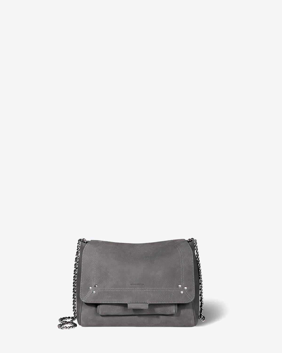 Jérôme Dreyfuss Sac Lulu M Cuir Anthracite