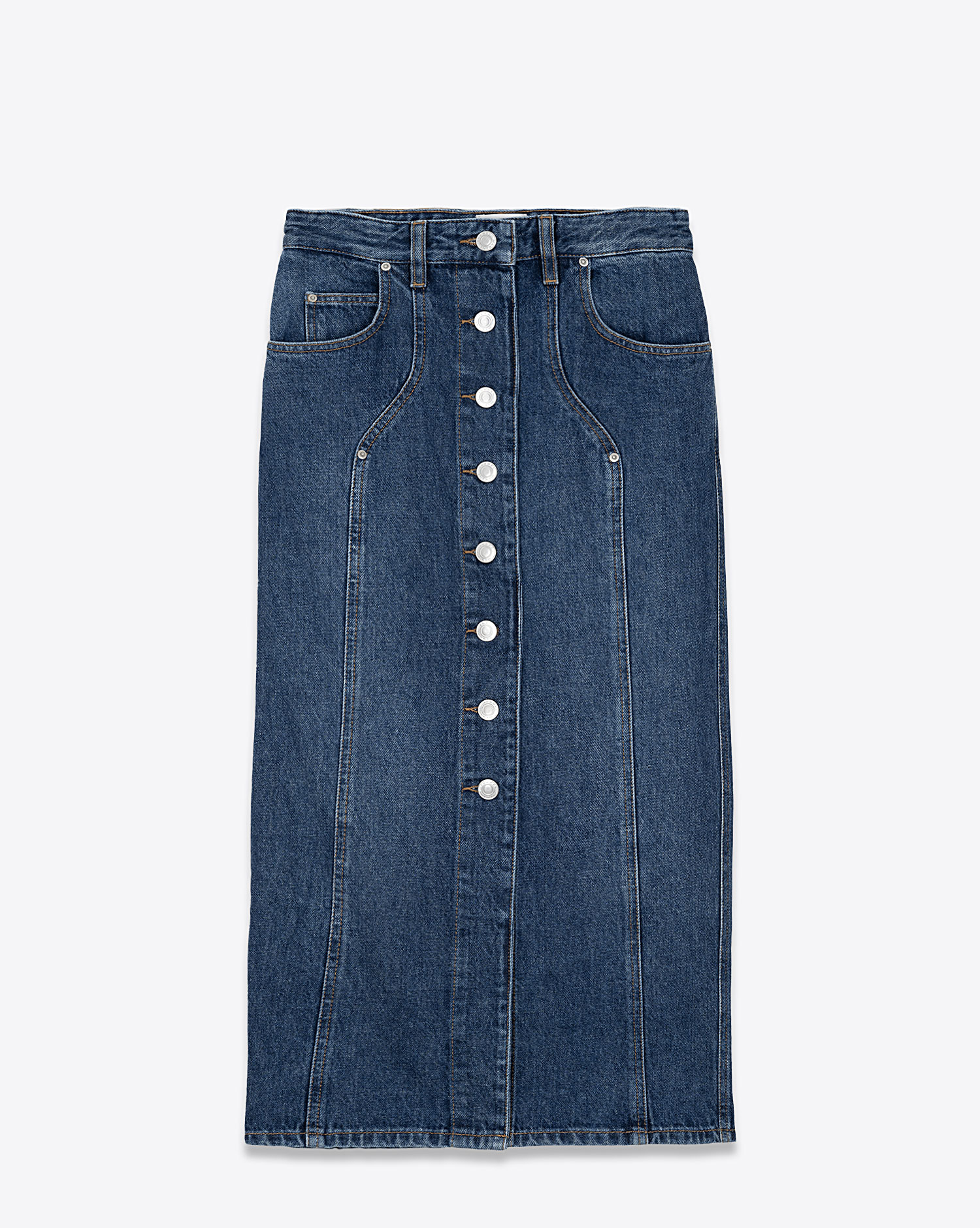 Isabel Marant Etoile Jupe Vandy Bleue