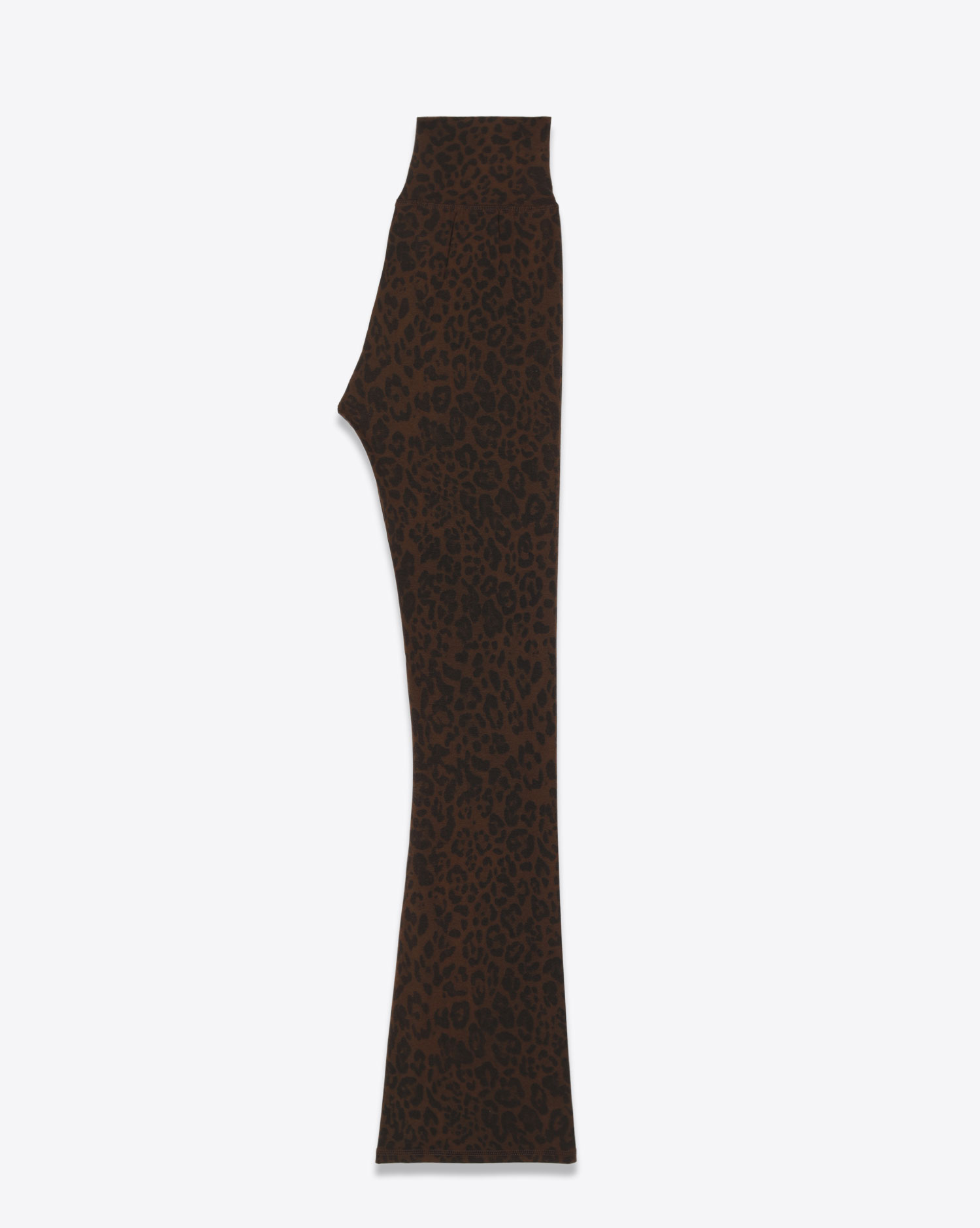 Ragdoll LA Long Flare Leggings – Dark Brown Leopard