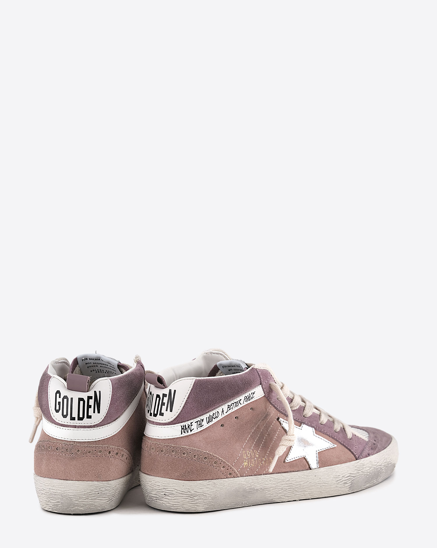 Golden Goose Sneakers Mid Star Mauve Rose Milk 