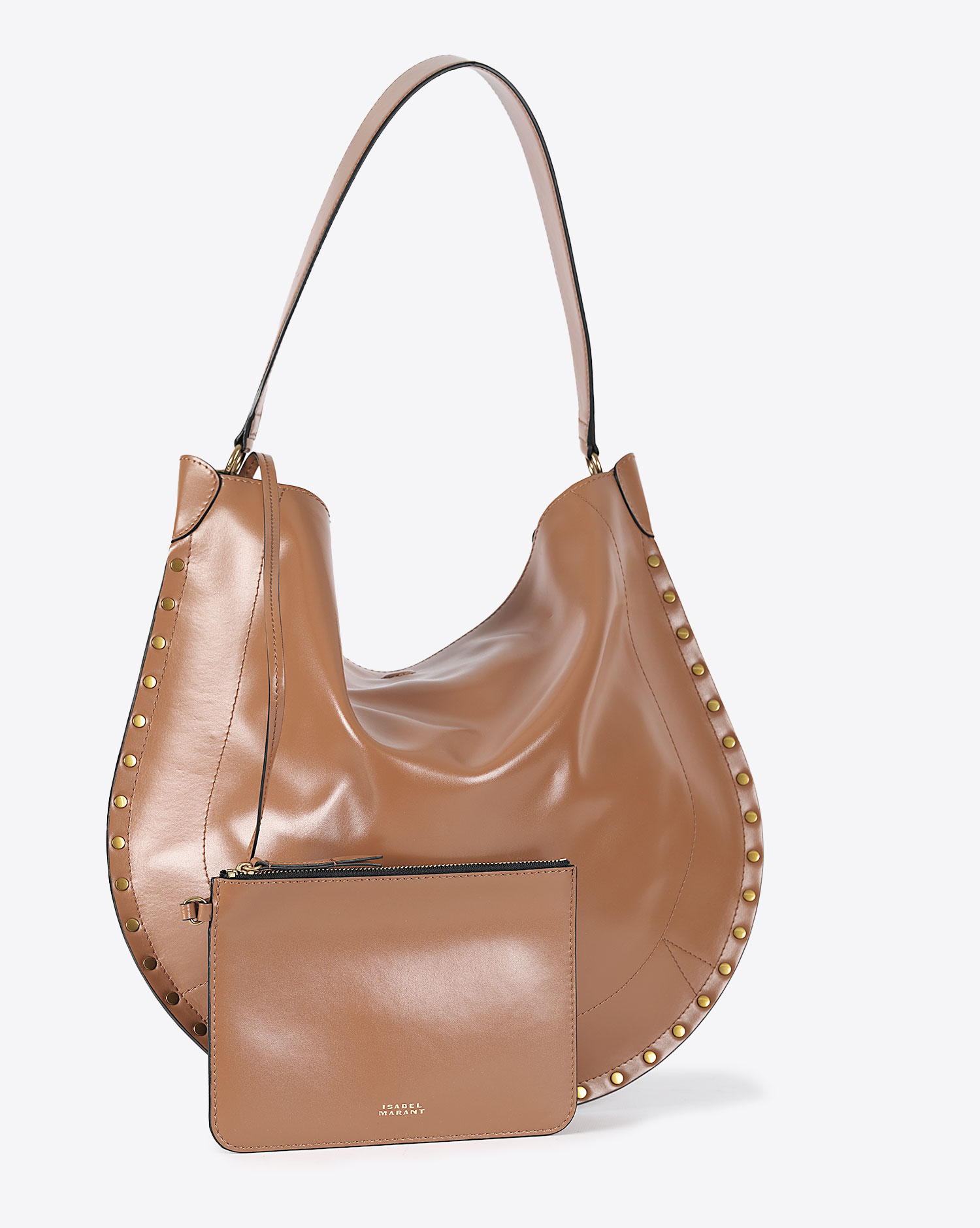 Isabel Marant Sac Oskan Hobo Soft Cognac