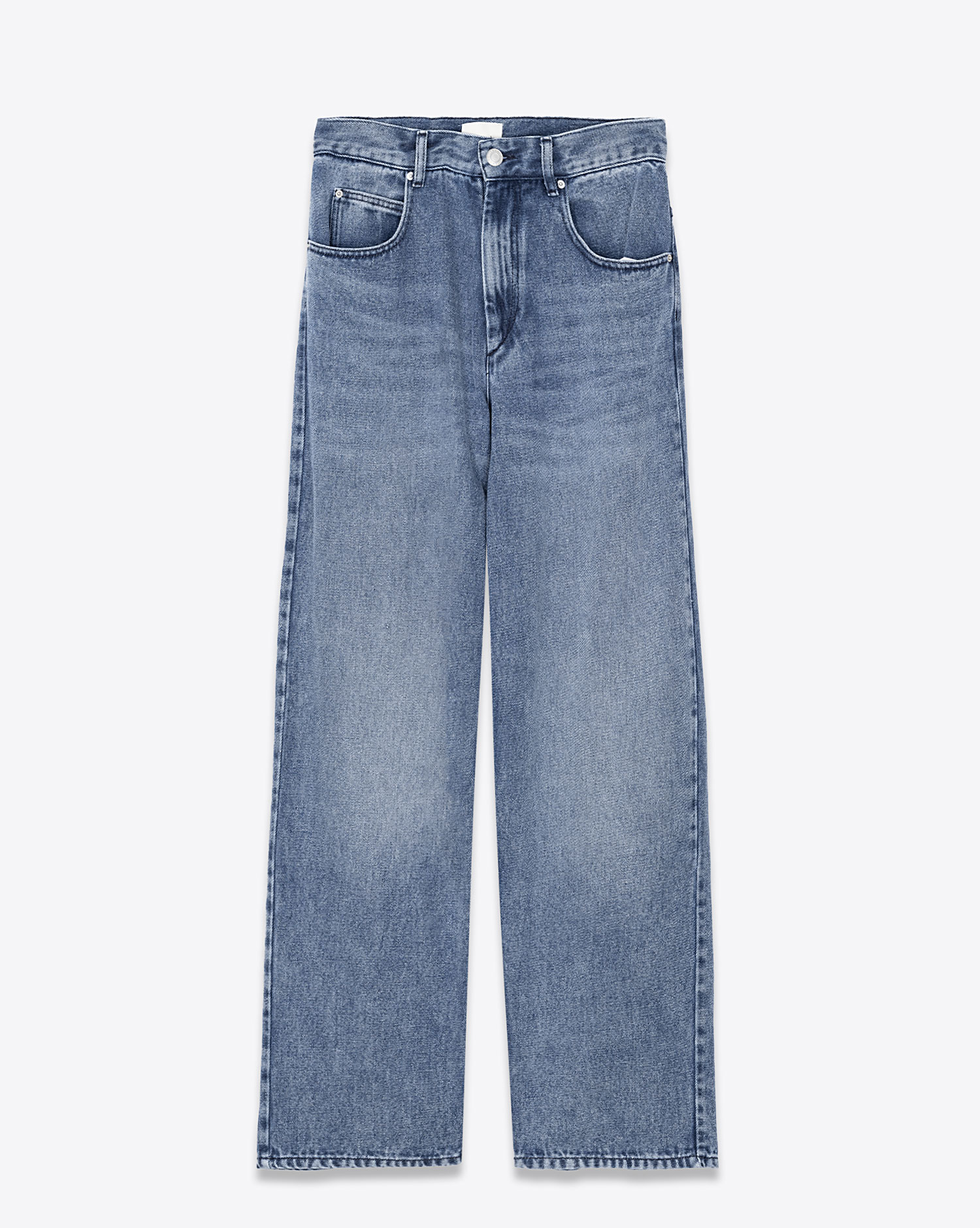 Pantalon Joanny Isabel Marant Etoile en denim bleu clair. 