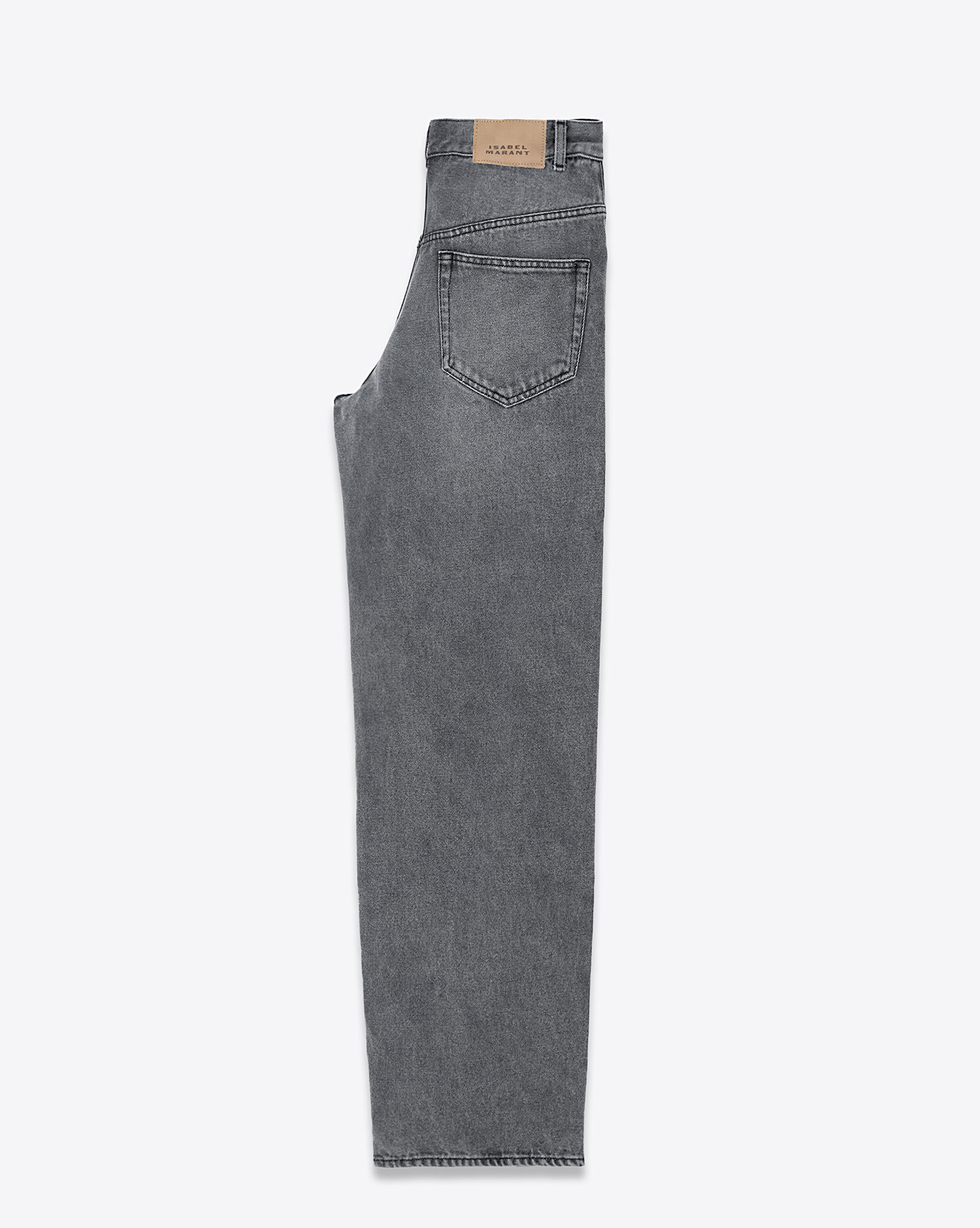 Pantalon jean Joanny Isabel Marant Etoile en denim gris. 