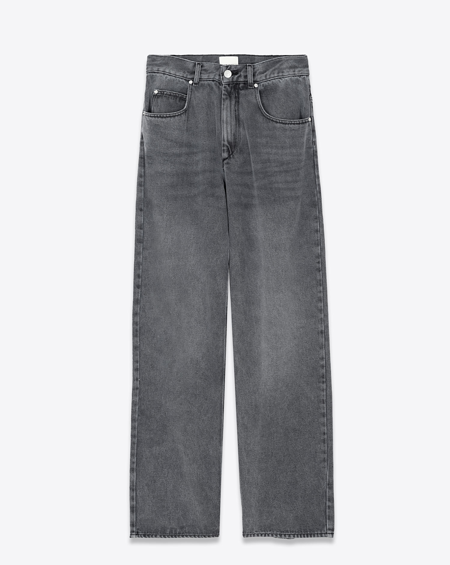 Pantalon jean Joanny Isabel Marant Etoile en denim gris. 