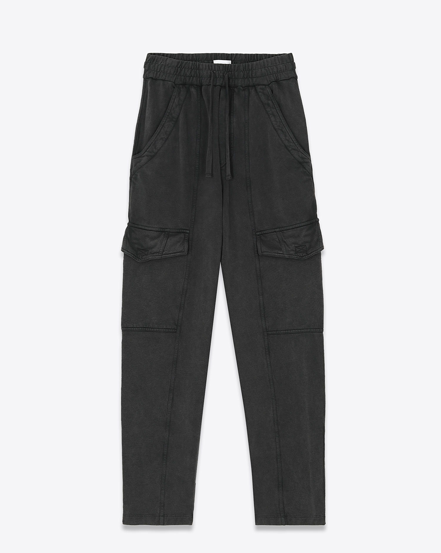 Pantalon Peorana Isabel Marant Etoile noir délavé. Vue Face. 