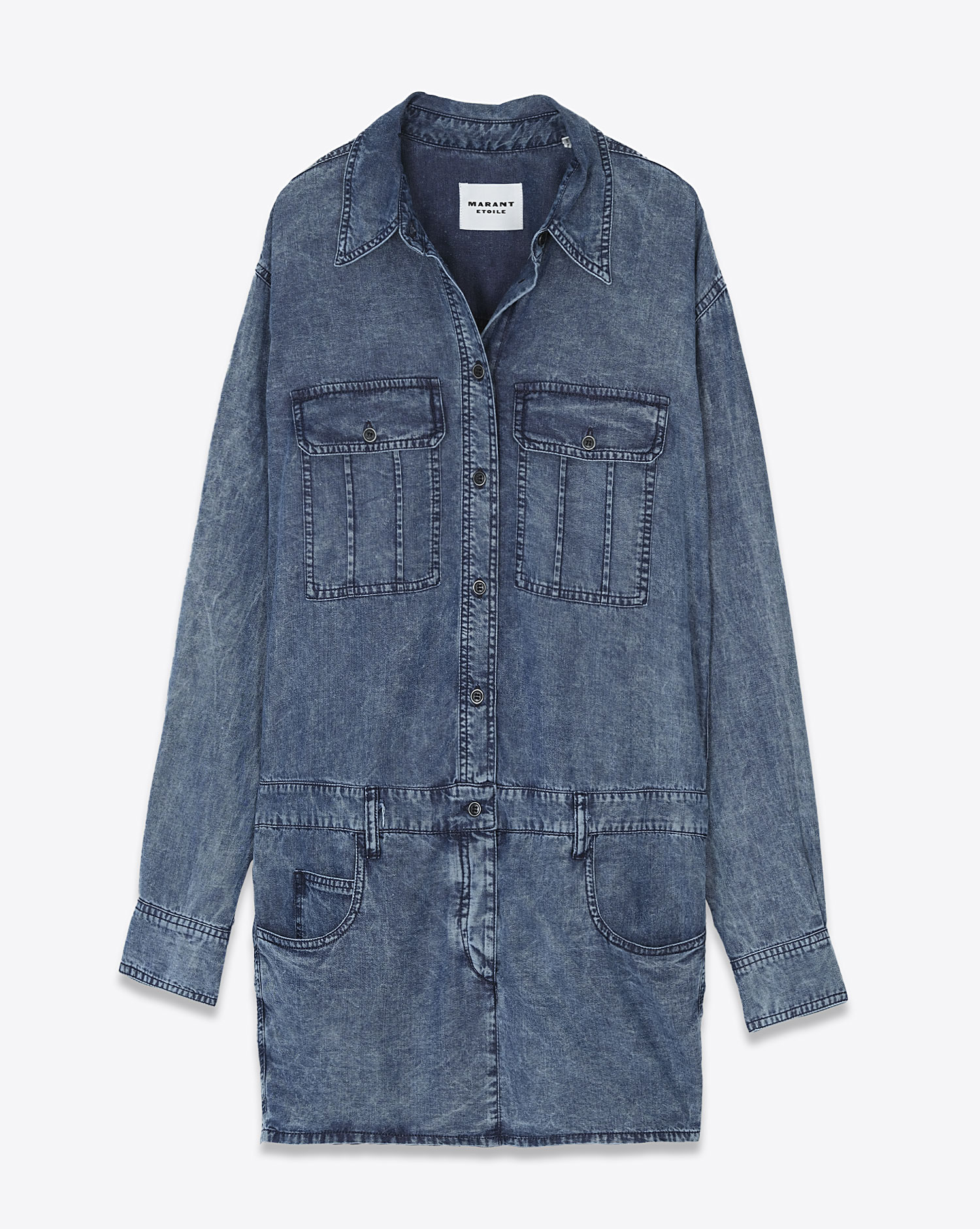 Isabel Marant Etoile Robe Palvina Bleu