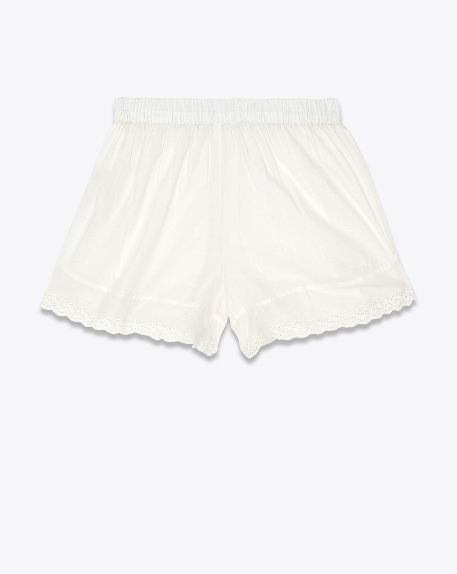 The Great Short Eyelet Blanc