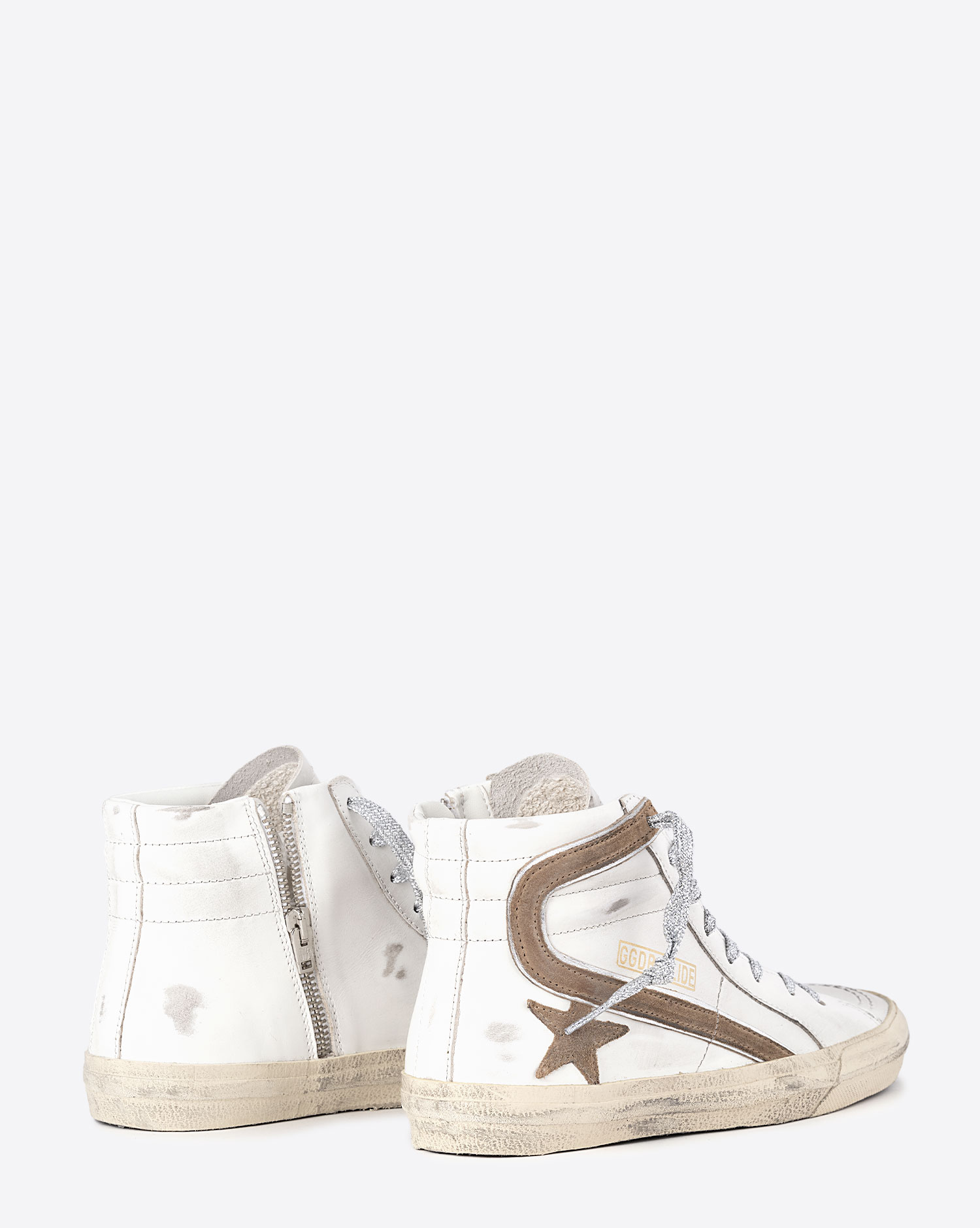 Golden Goose Femme Sneakers Slide Blanc Tabacco 11926