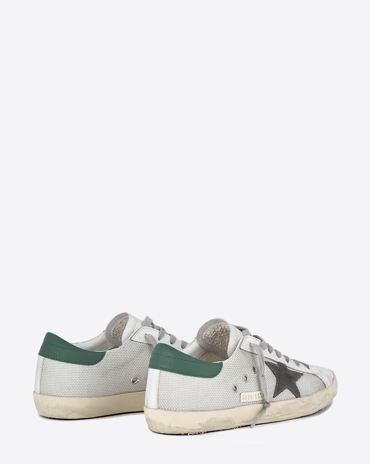 Sneakers Superstar  Golden Goose Blanc Gris Vert 