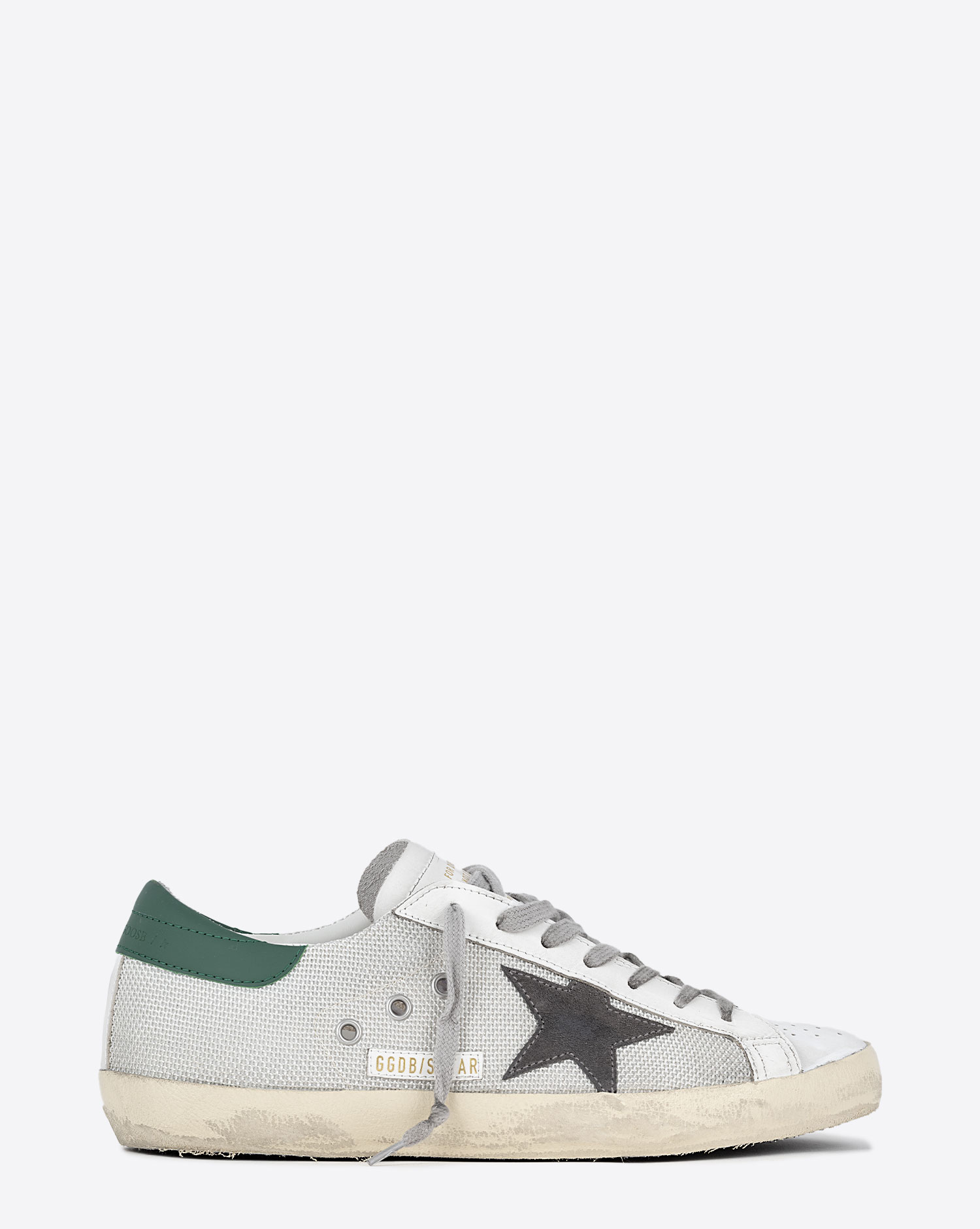 Sneakers Superstar  Golden Goose Blanc Gris Vert 