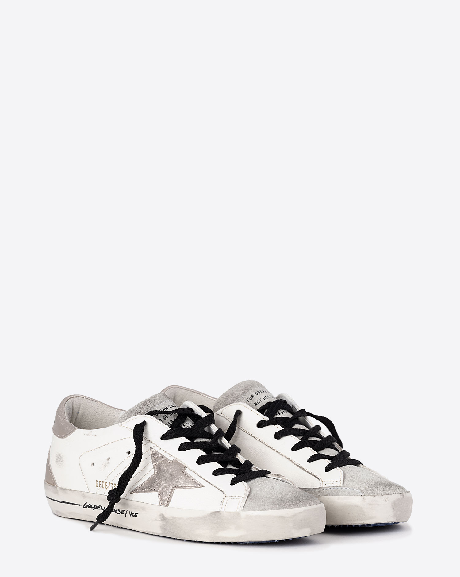 Golden Goose Femme Sneakers Superstar Blanc Quartz Noir 11917