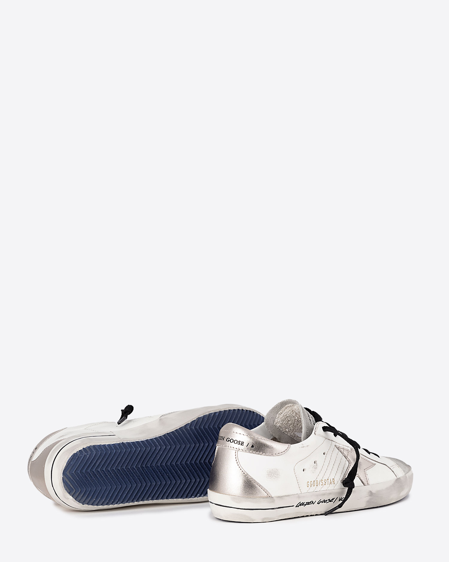 Golden Goose Femme Sneakers Superstar Blanc Quartz Noir 11917