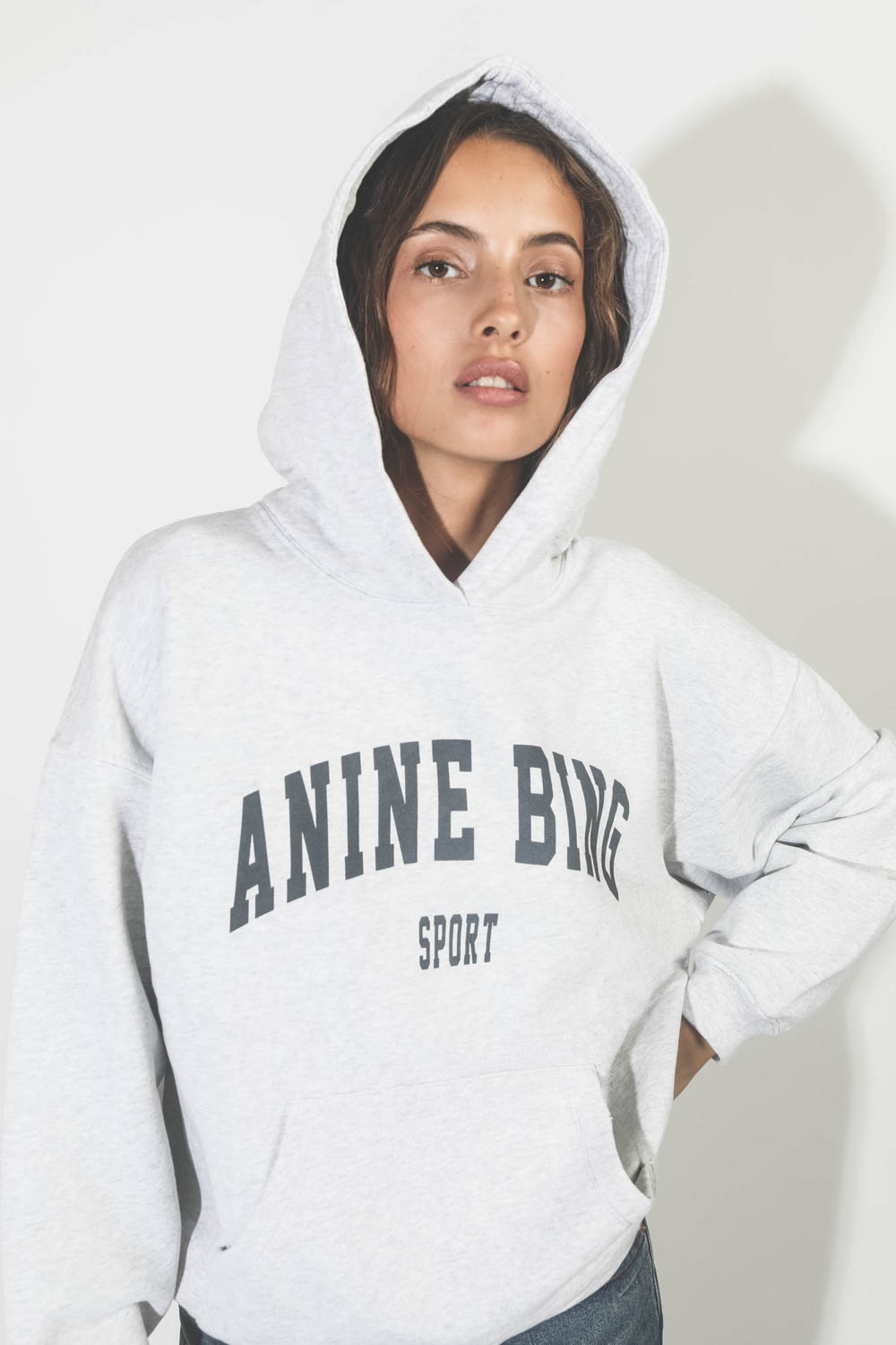 Anine Bing Sweatshirt Harvey – Heather Grey