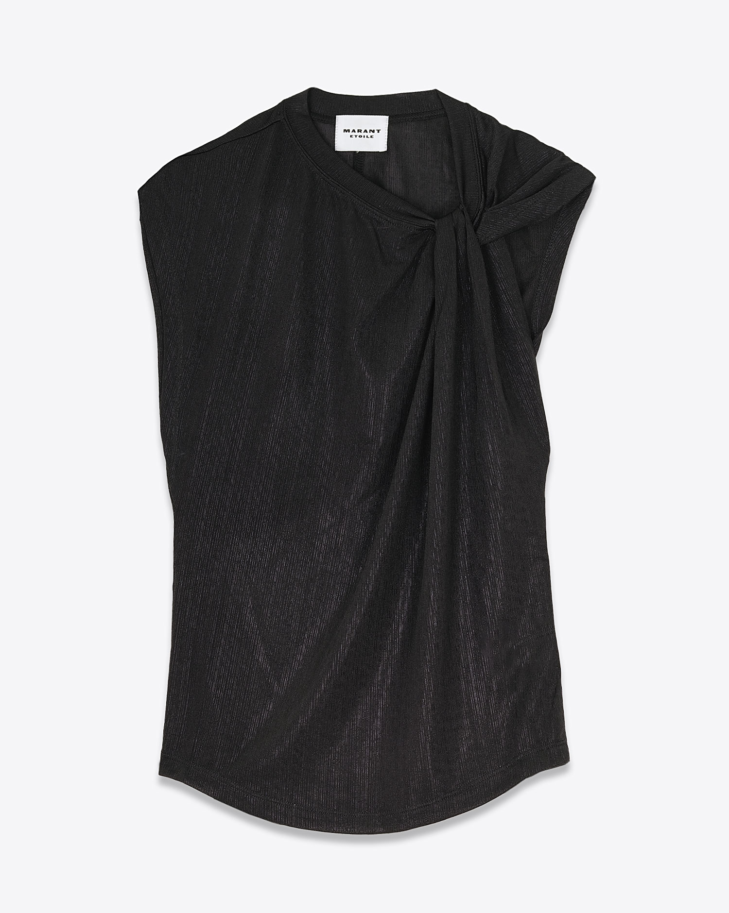 Tee-shirt manches courtes Naylor Isabel Marant Etoile noir.