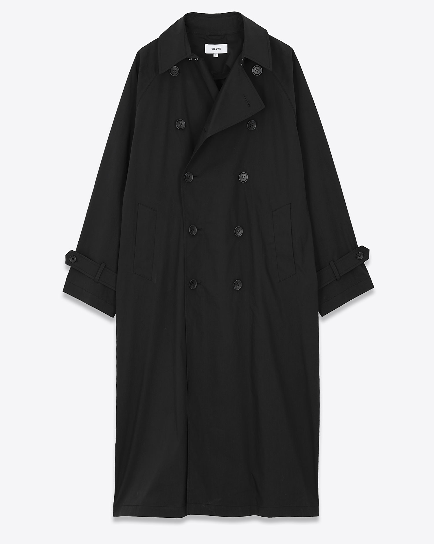 Vis à Vis Trench Oversized Noir