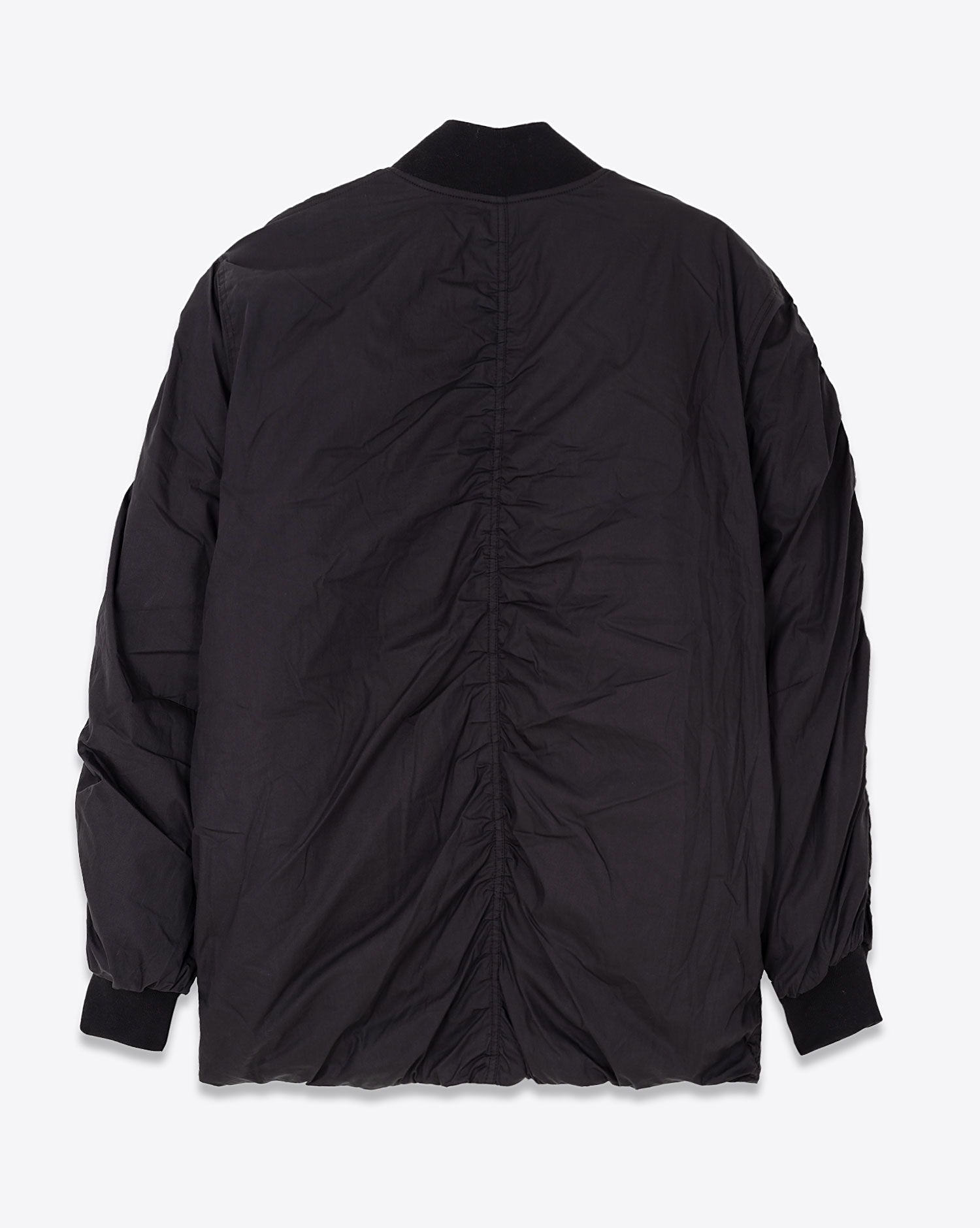 Bomber avec zips en nylon noir Coleen Isabel Marant Etoile. Dos.